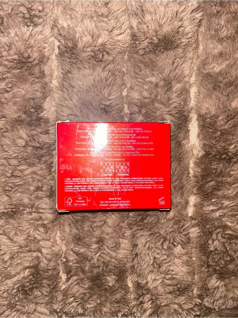 Christian Louboutin Red Box Bath & Body Item